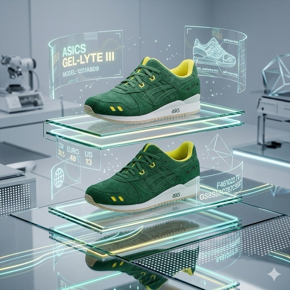 ASICS Gel-Lyte III OG Shamrock 1201A809-300 Size 13 OG Masters With OG Box